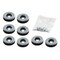 Prime-Line 3/4 in. Round Magic Sliders with Screws, Black Plastic 8 Pack MP75708 - alternate 4
